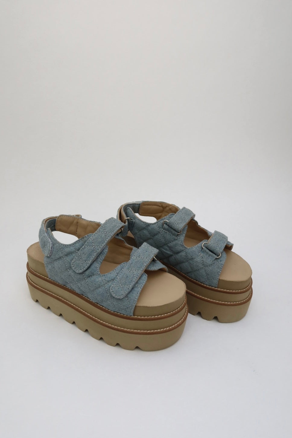 PLATAFORMAS FLORENCIA - DENIM SKY BLUE