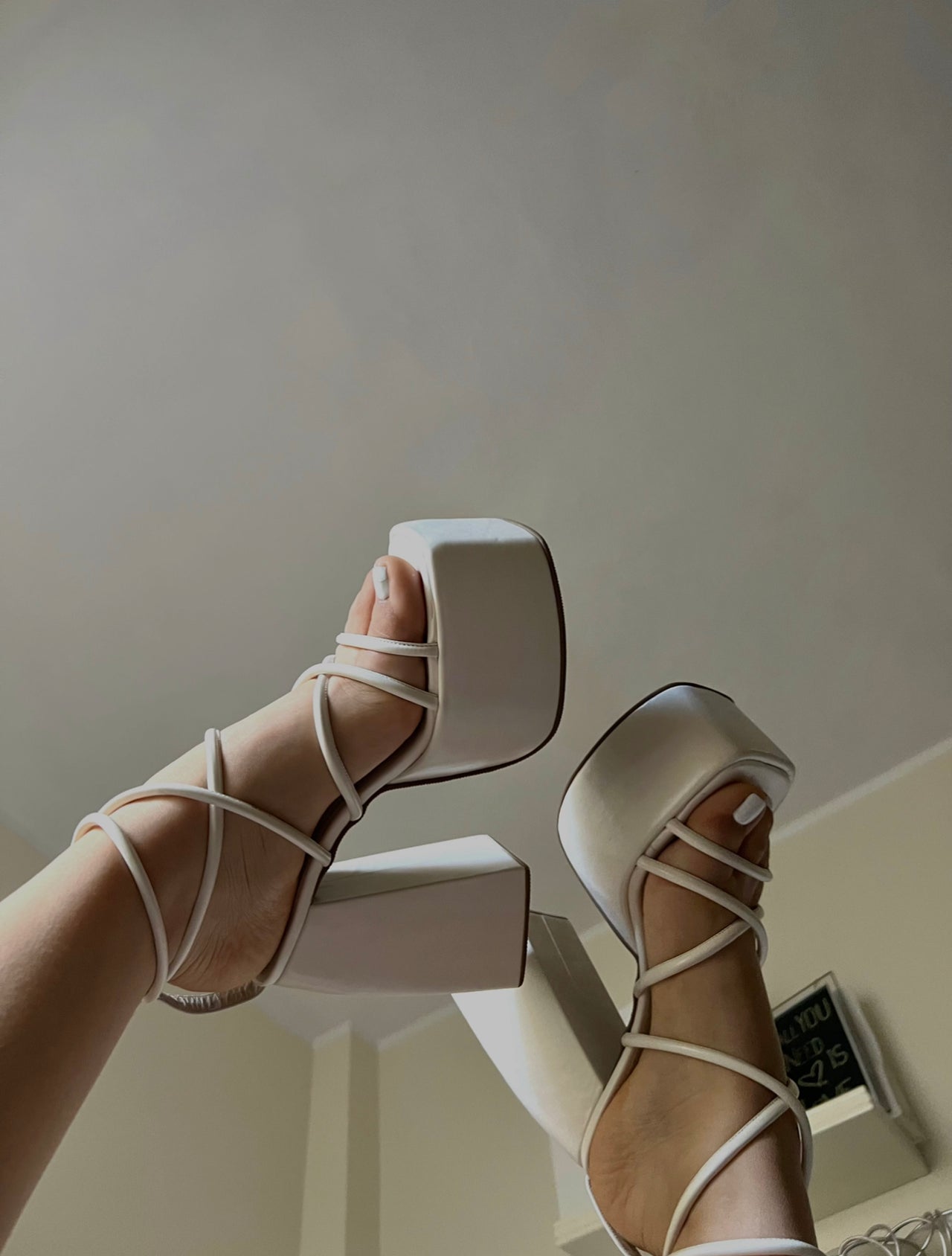 SMITH HEELS - OFF CREAM