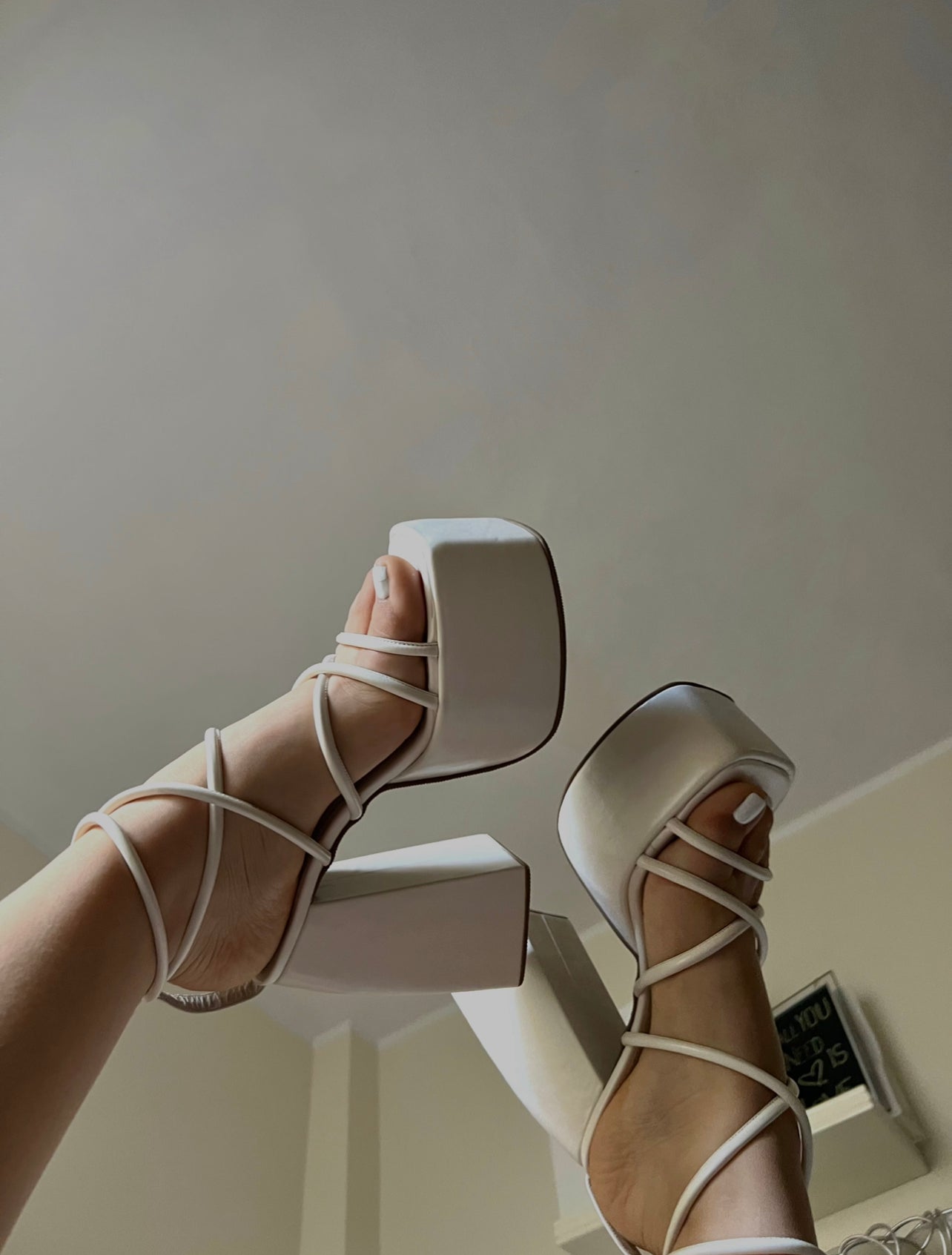 SMITH HEELS - OFF CREAM
