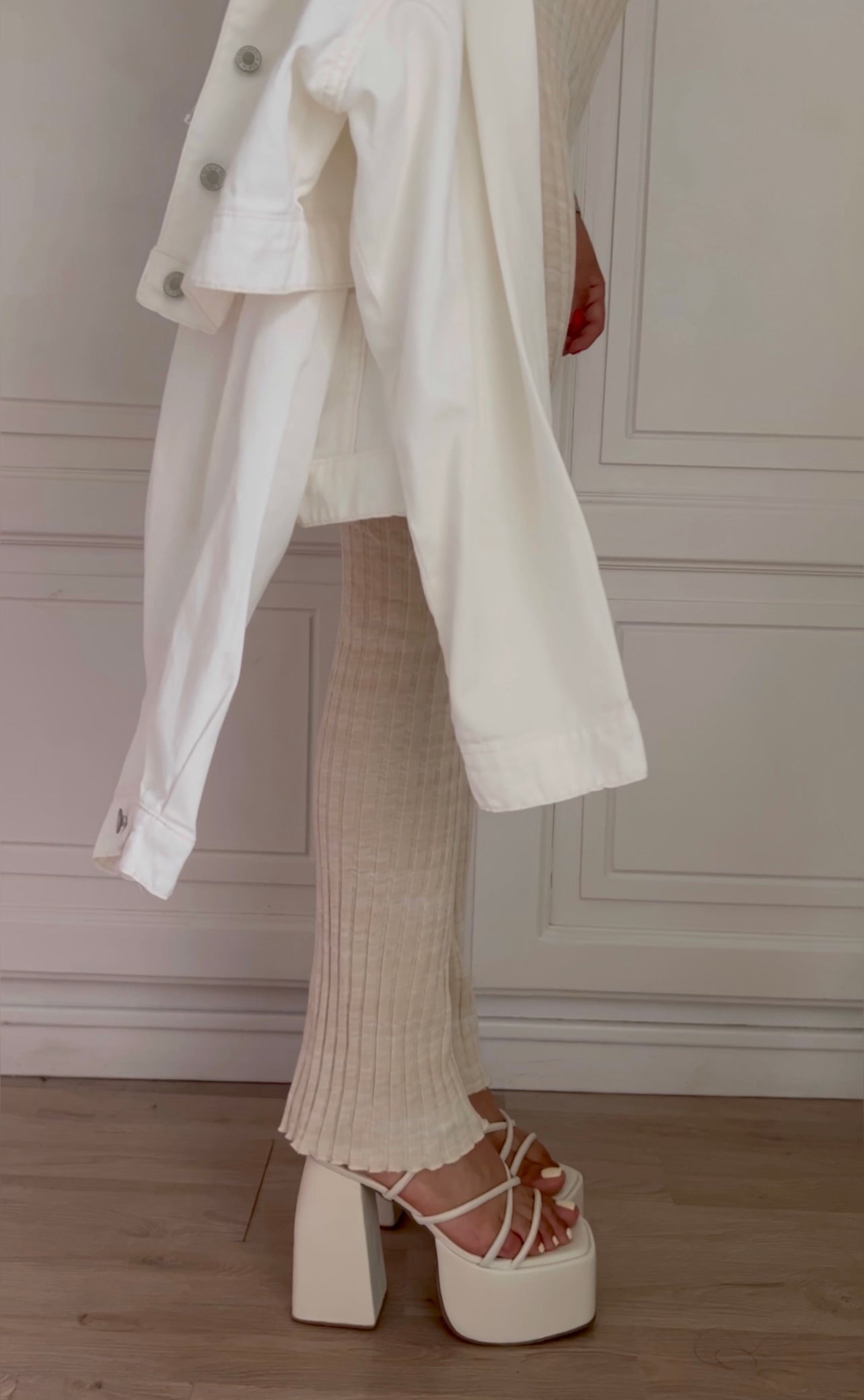 SMITH HEELS - OFF CREAM