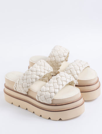 PLATAFORMA OLIVE - OFF CREAM