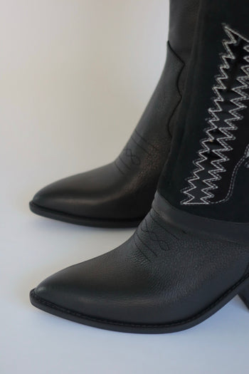BOTA COURTNEY 2 EN 1  - NEGRO