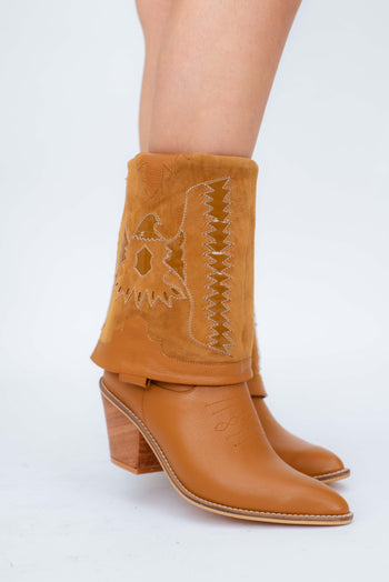 BOTA COURTNEY 2 EN 1  - CAMEL