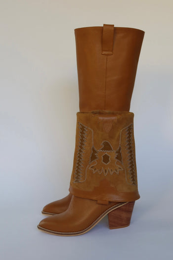 BOTA COURTNEY 2 EN 1  - CAMEL