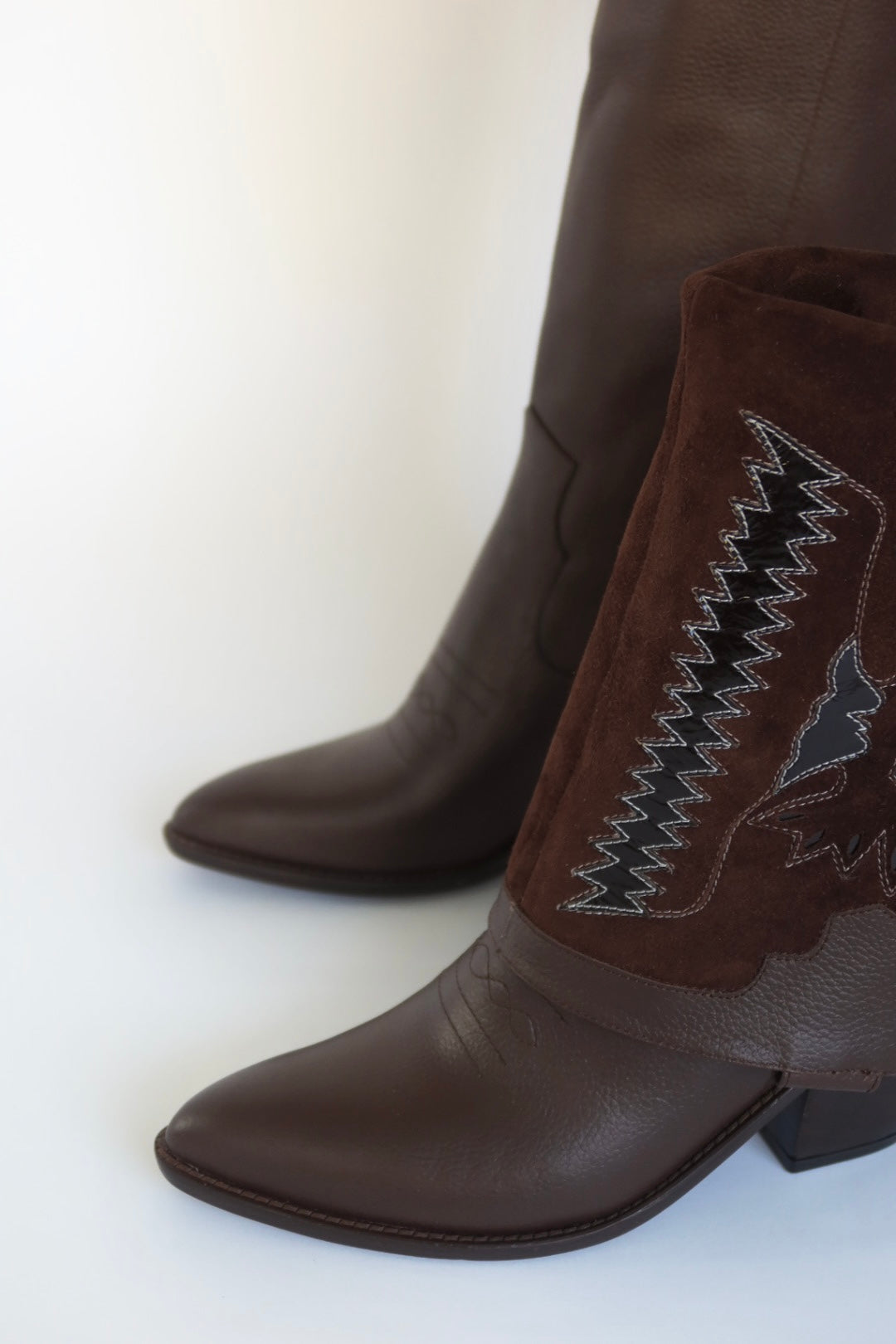BOTA COURTNEY 2 EN 1  - CHOCOLATE