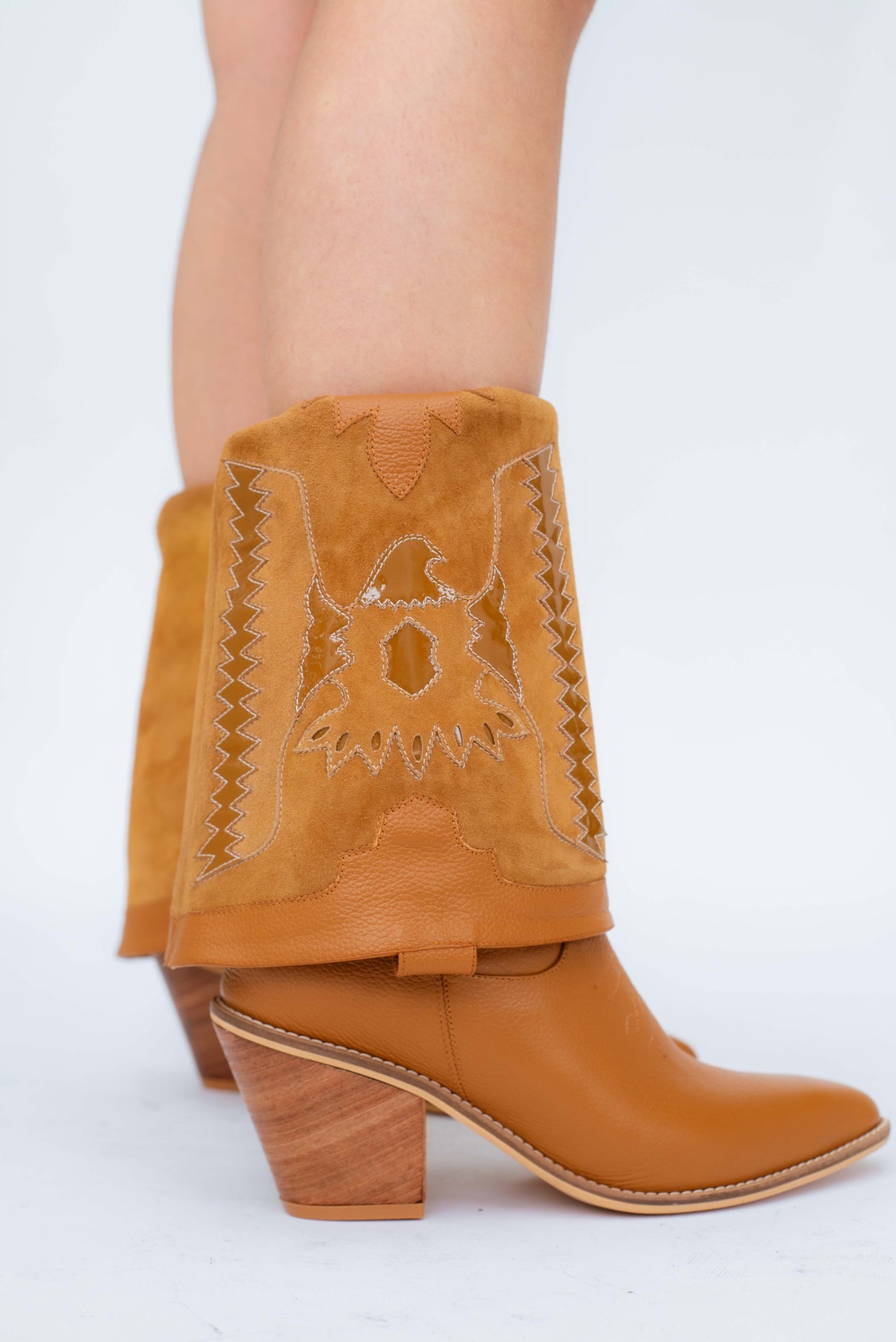 BOTA COURTNEY 2 EN 1  - CAMEL