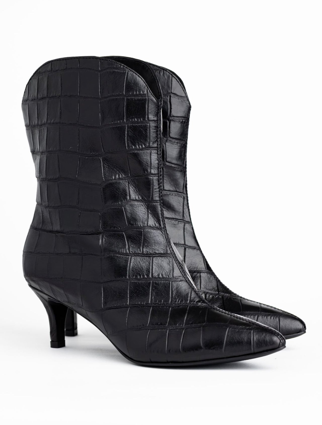 BOTIN MIA - NEGRO CROCO