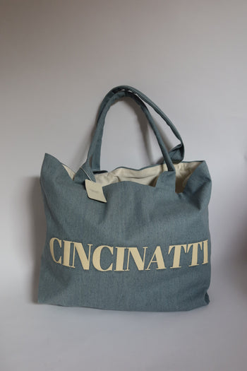 BEACH BAG DENIM - CINCINATTI